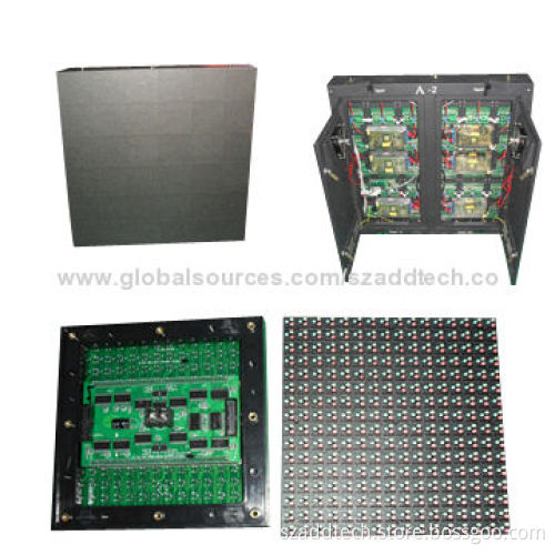 LED Sign, We Can Make P10, P12 and P16mm Full-color Cabinet